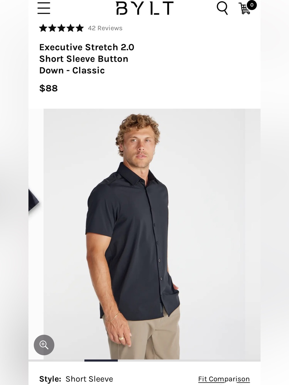 Men’s BYLT Button Up Shirt